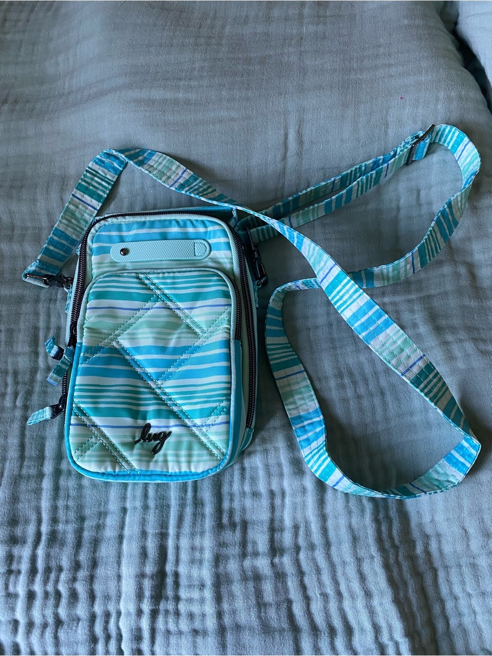 Lug Skeeter Mini aqua stripes